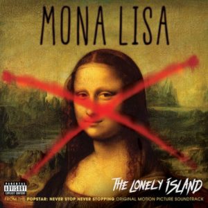 The painting Mona Lisa with her face covered by a red X